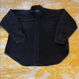 Woolrich Black Flannel Shirt